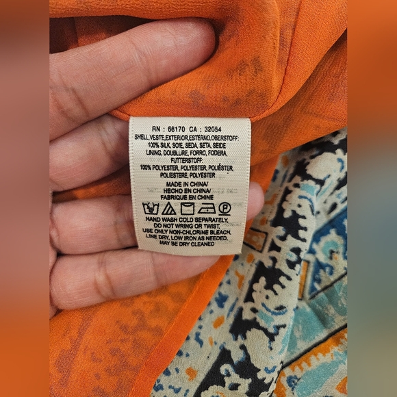 Anthropologie VanessaVirginia Palme Silk Maxi Skirt - Picture 10 of 10